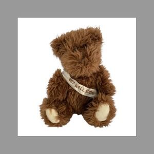 Pre-Loved Progressive Plush Brown Get Well Teddy Bear